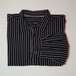 Basic Editions Long Sleeve Button Down Shirt